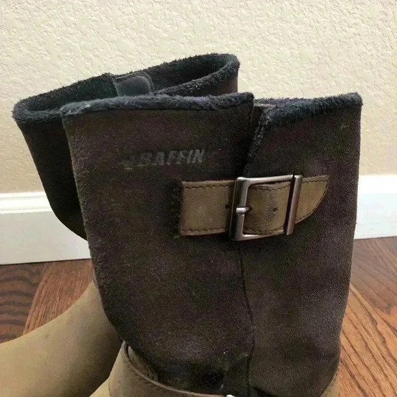 Baffin Danka Women’s Bell-W009 Boots Size 6 Chocolate Color $199 Buckle - Picture 14 of 16